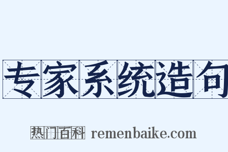 专家系统造句是什么意思的图片